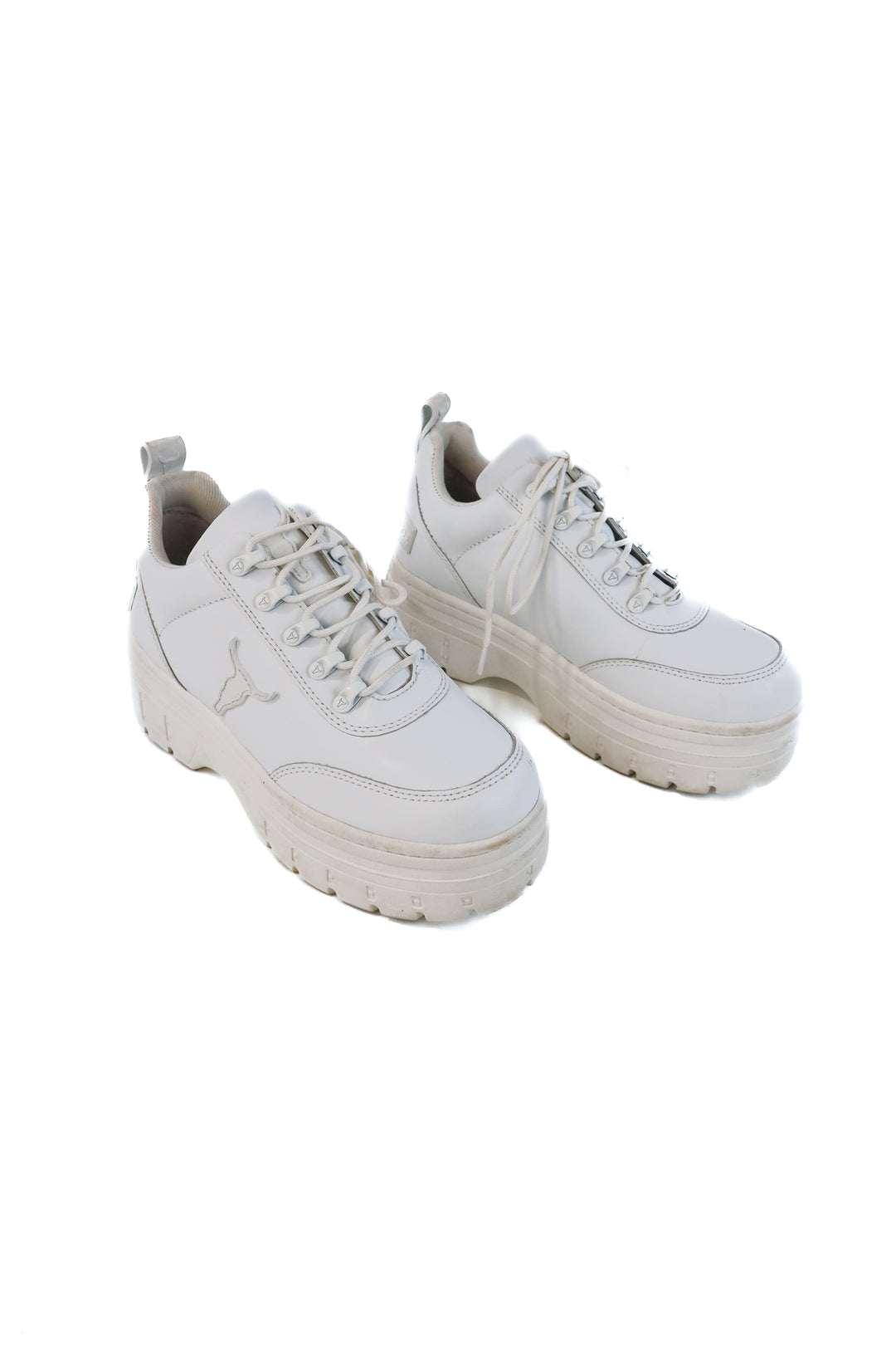 Windsorsmith white platform sneakers (8; retails for $145)