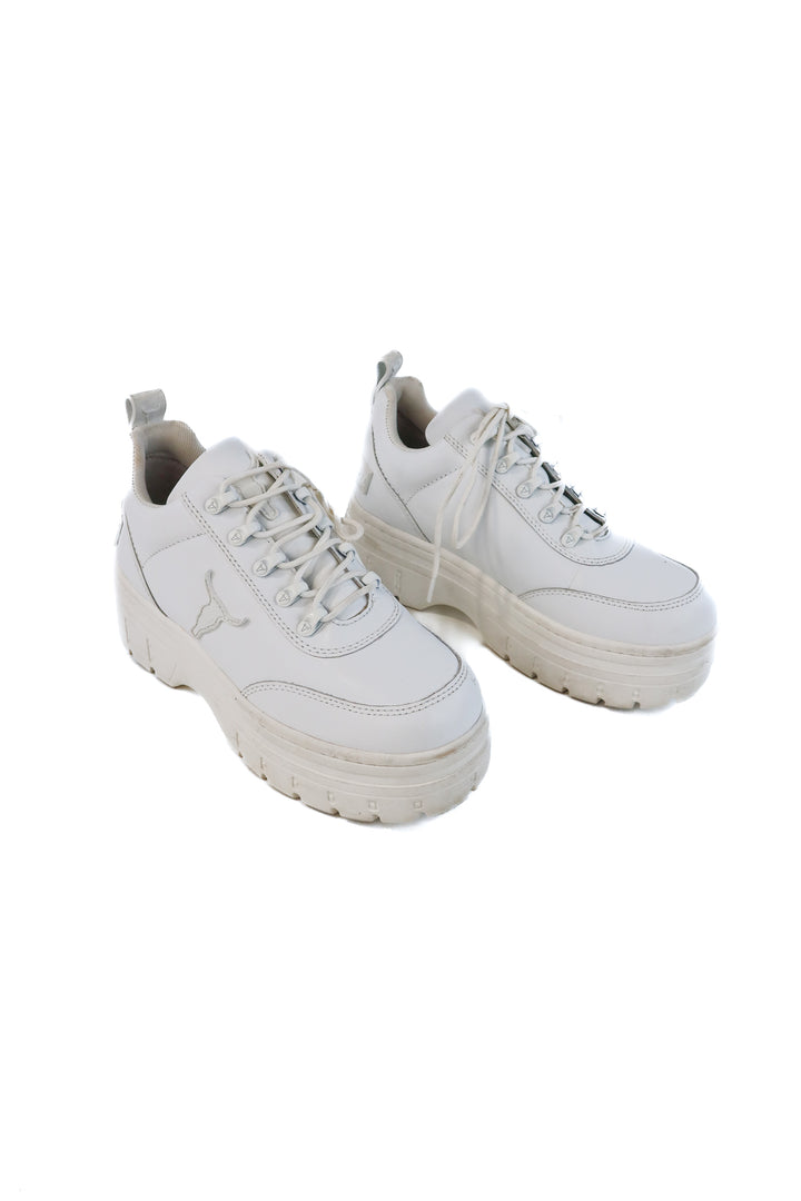 Windsorsmith white platform sneakers (8; retails for $145)