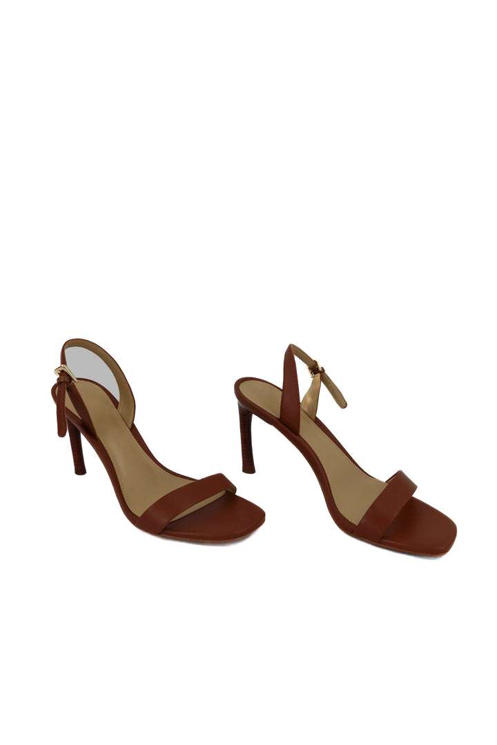 michael kors brown sling back sandals (7.5; retail $79)