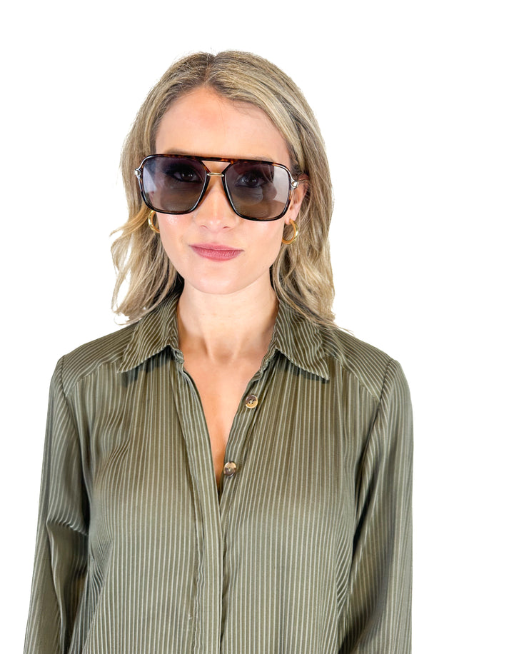 Sojos Plastic and Metal Framed Sunglasses