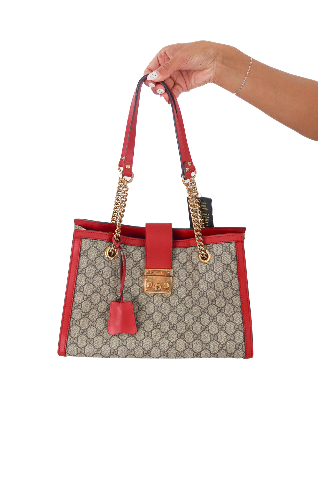 Gucci Padlock Tote, Medium (retail $2,500)