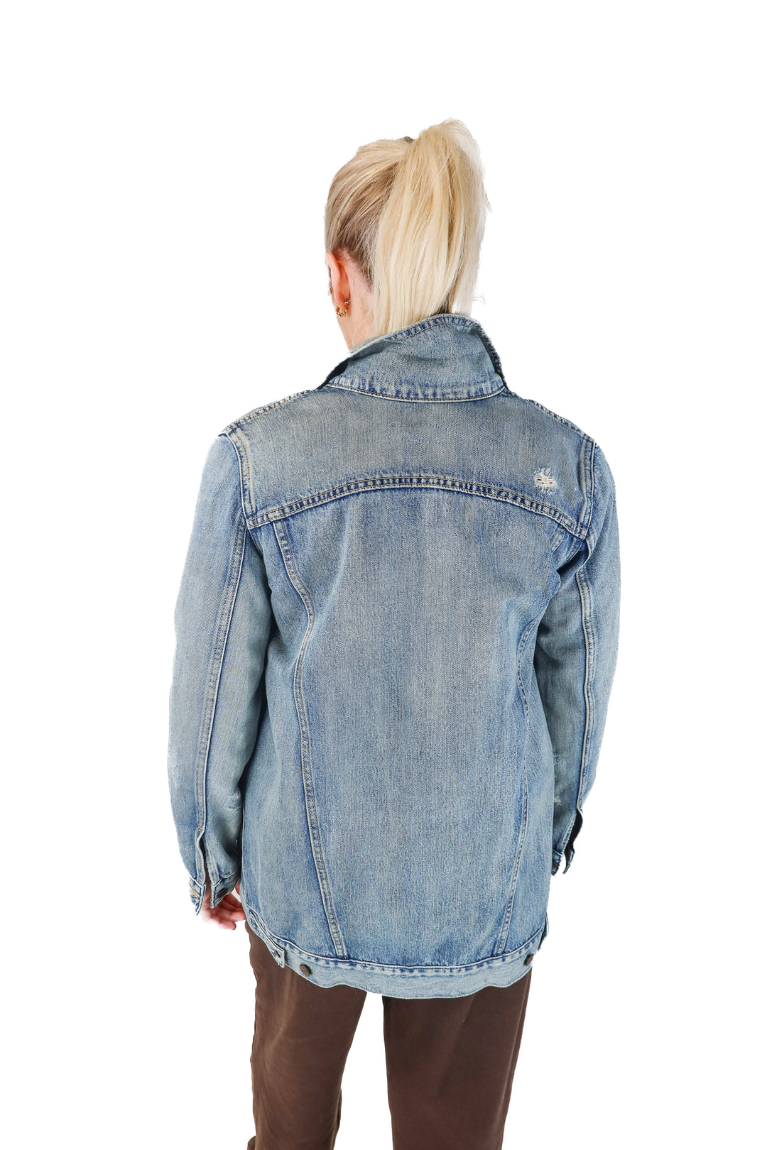Able oversized denim jacket (xs; retail $165)