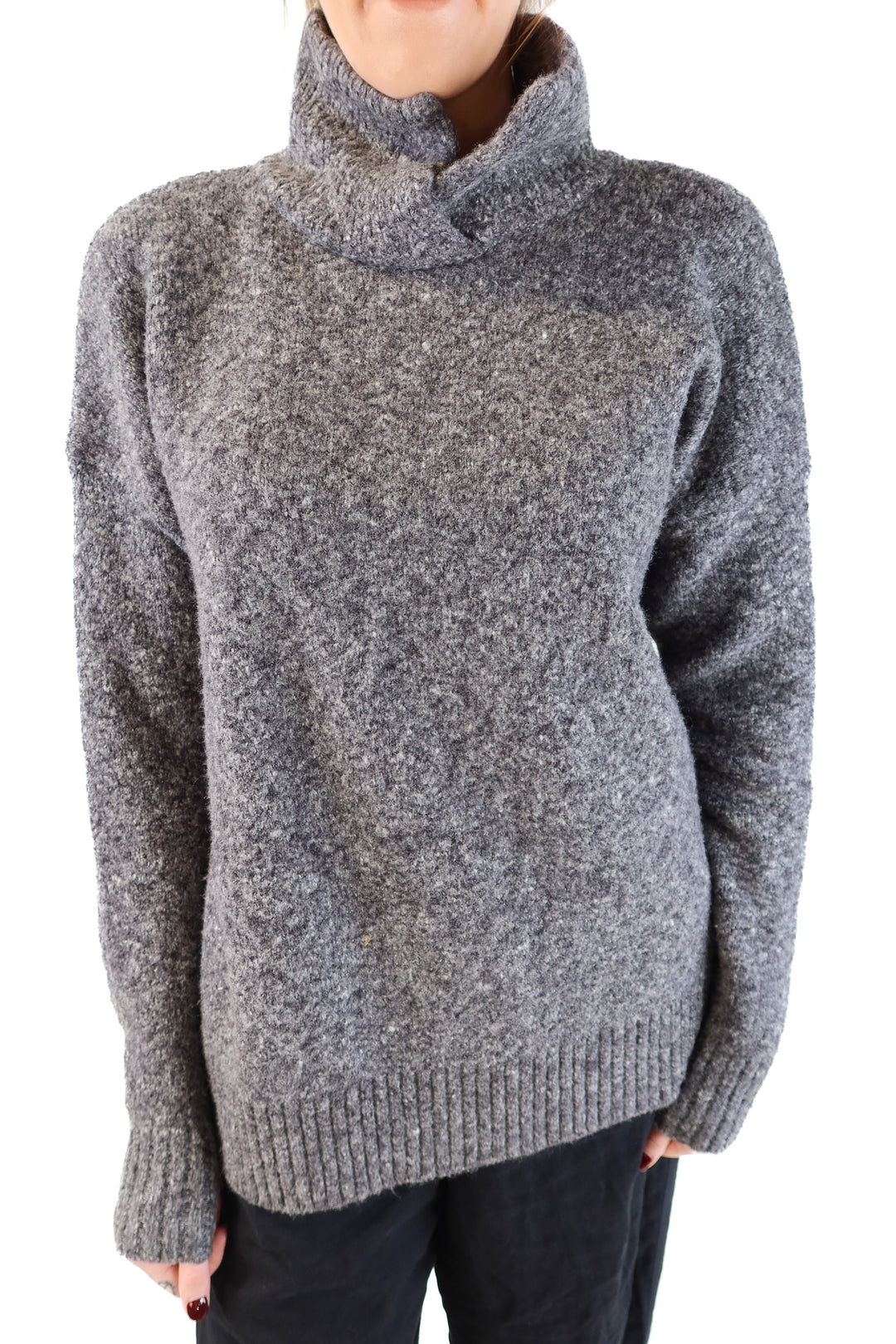 French Connection Grey Sweater (L; retail $148)