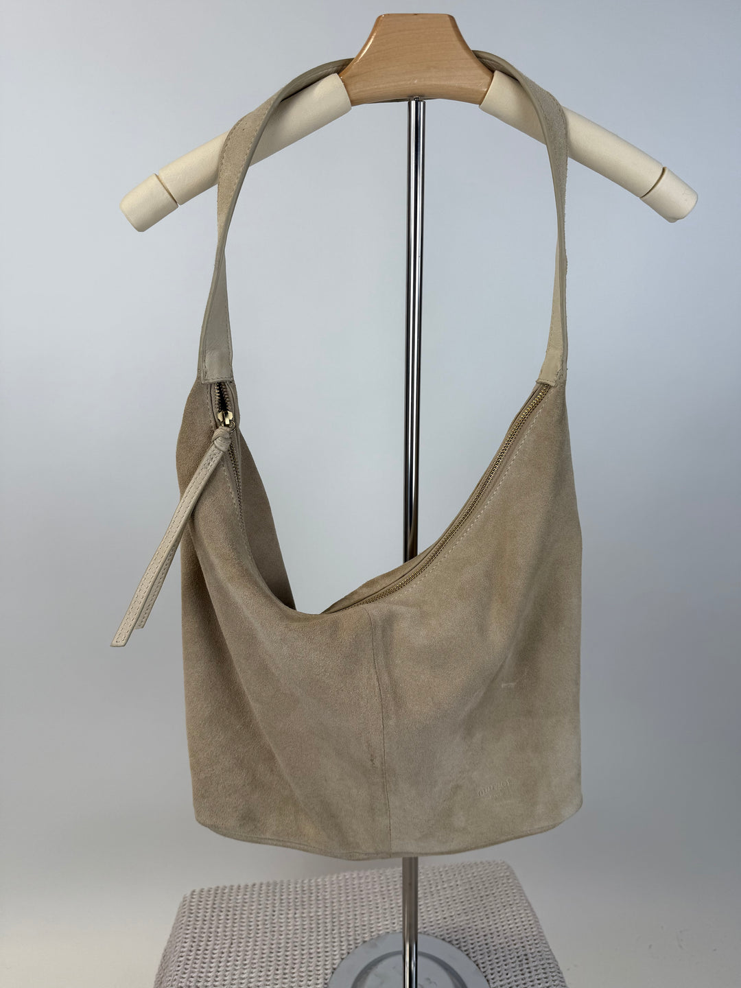 SOLD: Margot New York Suede Hobo (retail $225)