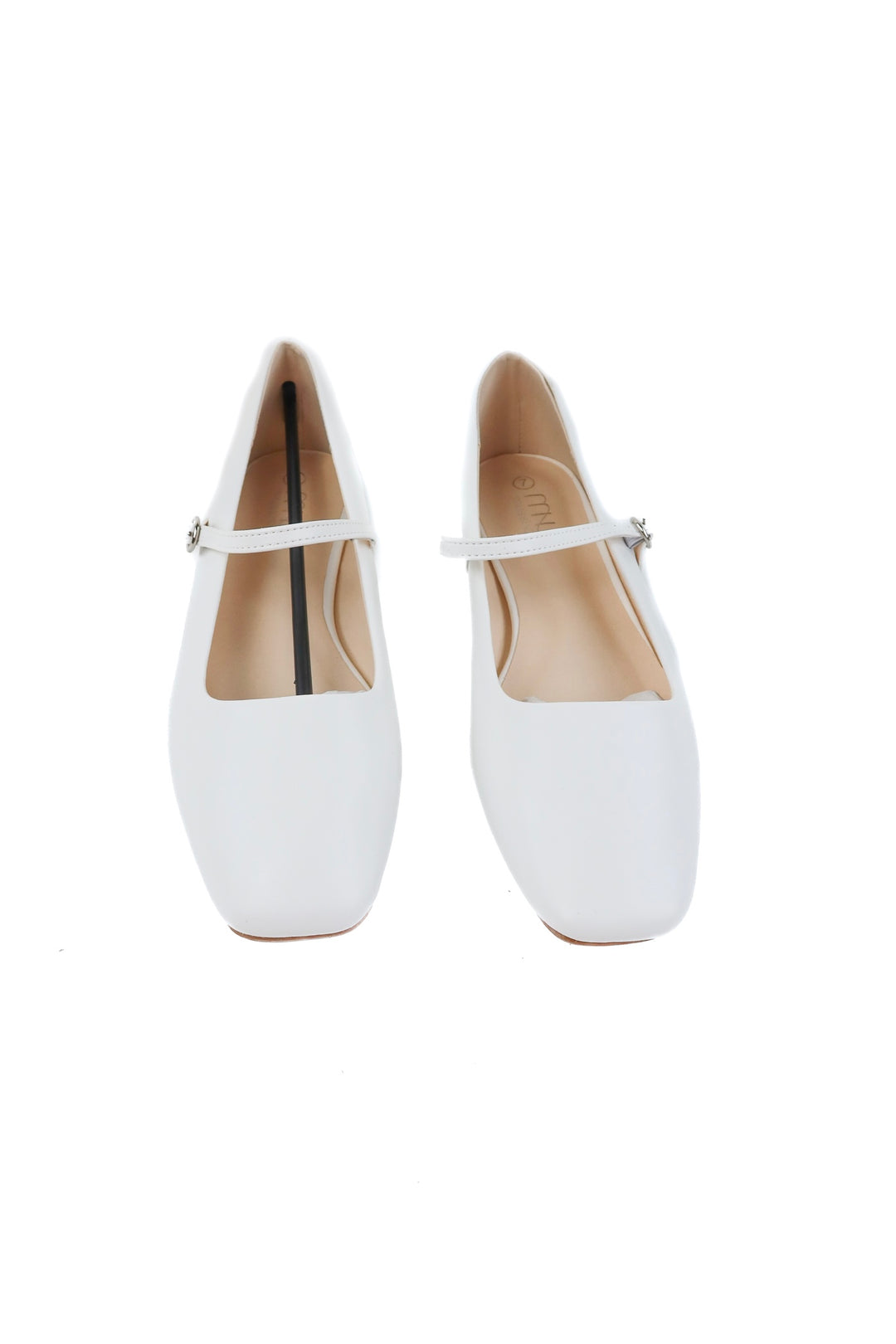 musshoe white ballet flats NWOT (7)