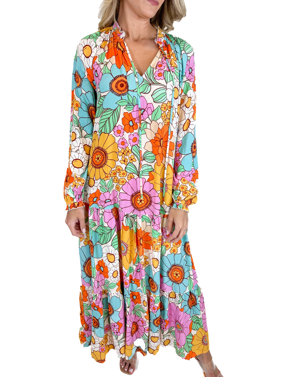 Show Me Your Mumu Floral Maxi Dress NWT (XS)