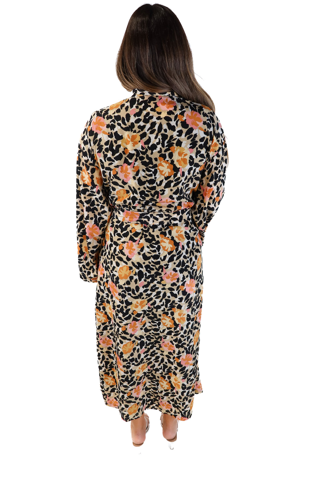 Buddy love cheetah/floral wrap (OS)