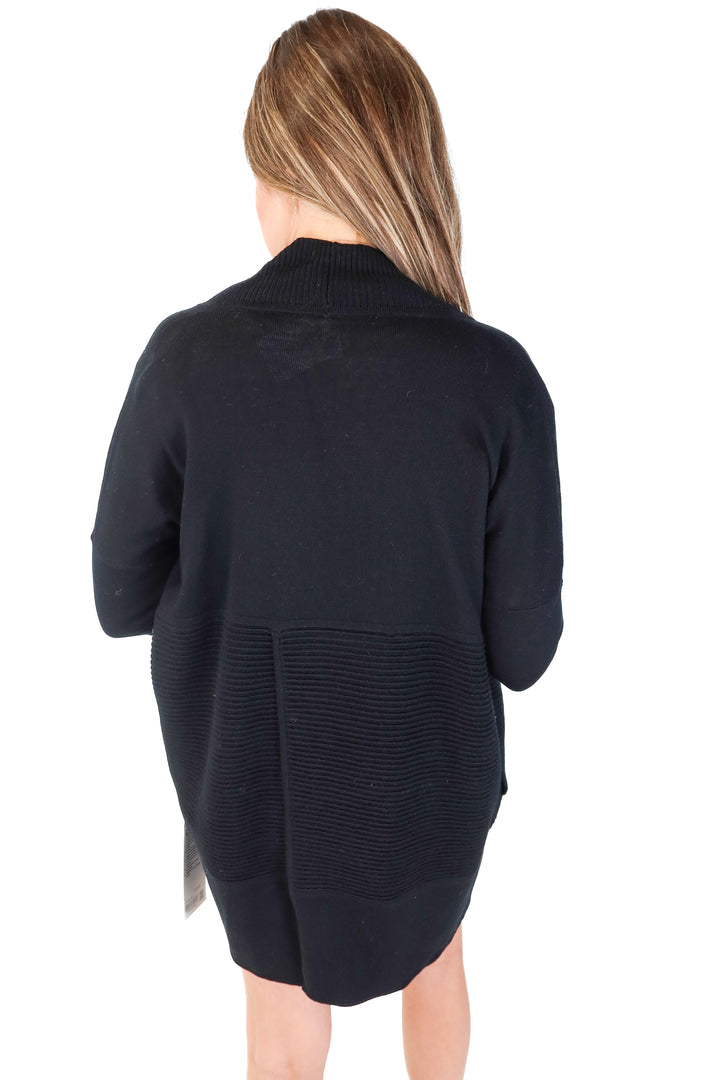 Lululemon Black Open Front Long Cardigan (4)