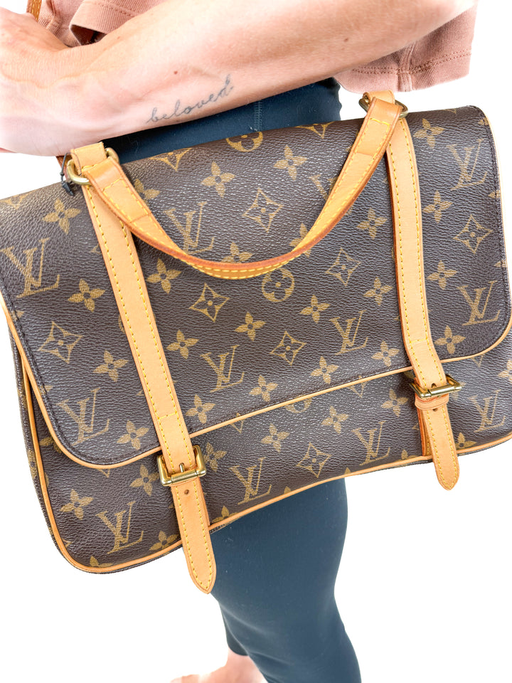LOUIS VUITTON Monogram Marelle Sac A Dos Satchel bag 3way Backpack-Bag