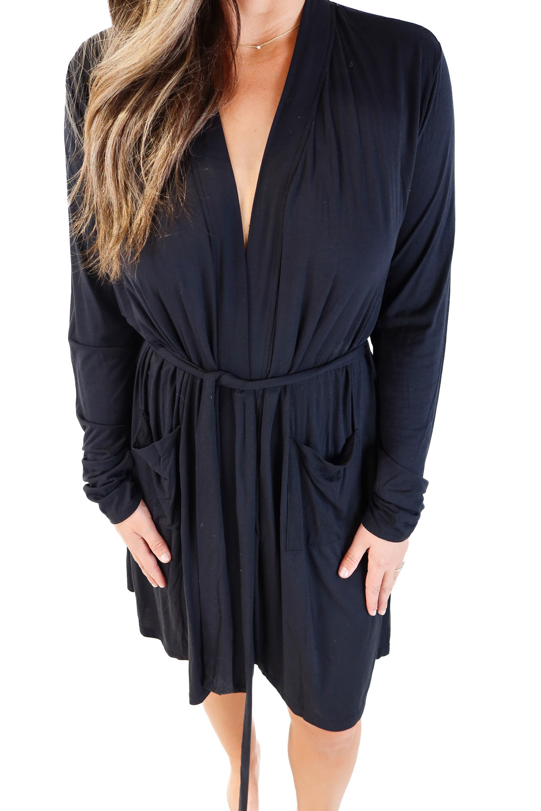 Tommy John black robe (L; retail $50)