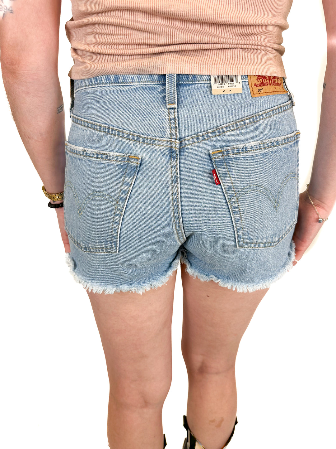 Levi's 501 High Rise Denim Shorts NWT (27; retail $60)