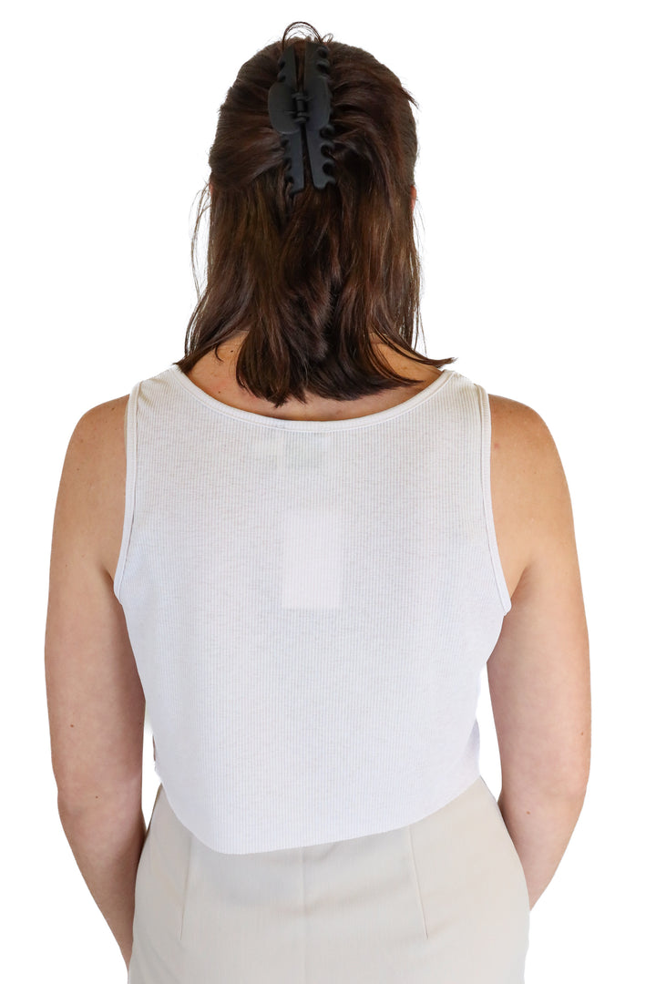 Princess Polly Beige Cropped Graphic Tank (8)