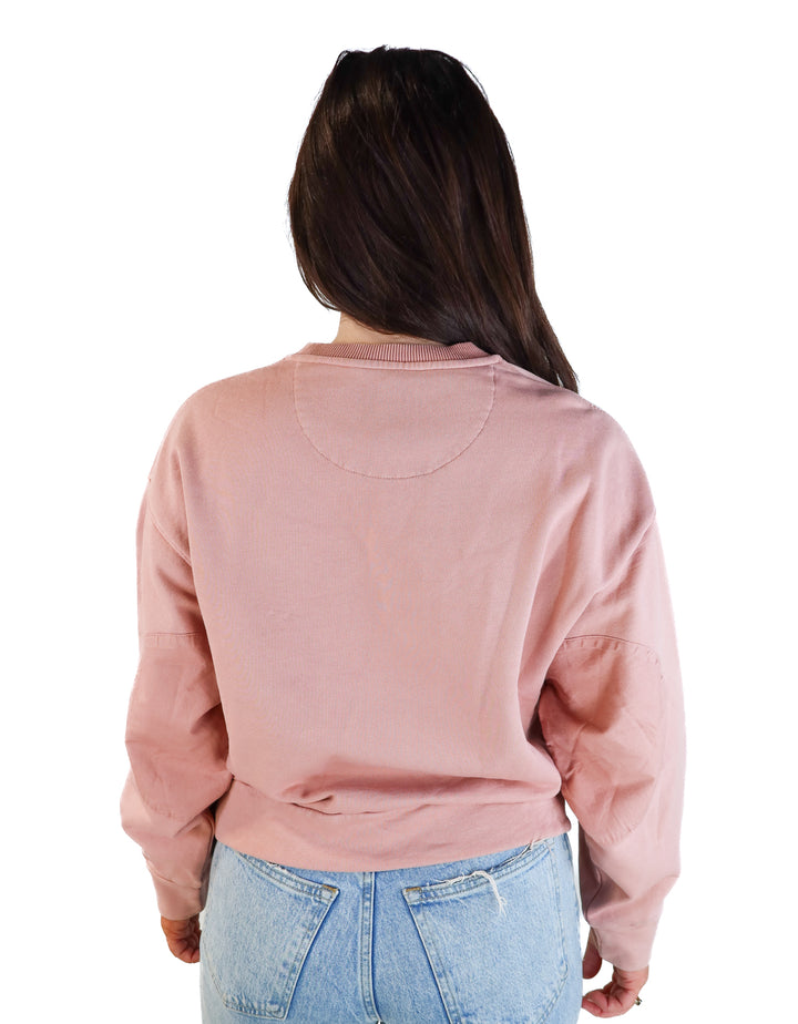 Raw pale pink pullover NWT (s)