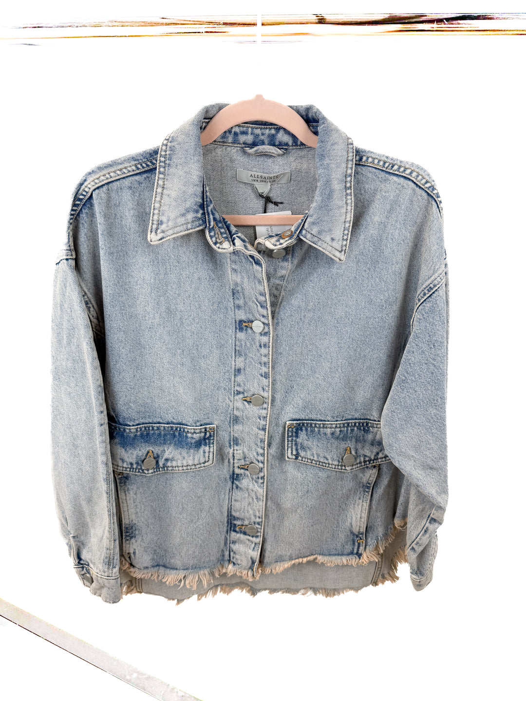 All Saints jean jacket (4; est. retail $249)