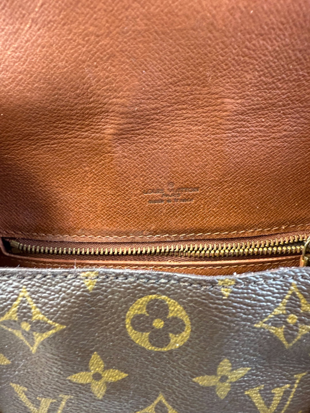Upcycled Louis Vuitton Crossbody Boho Bag (retail $2,299.99)