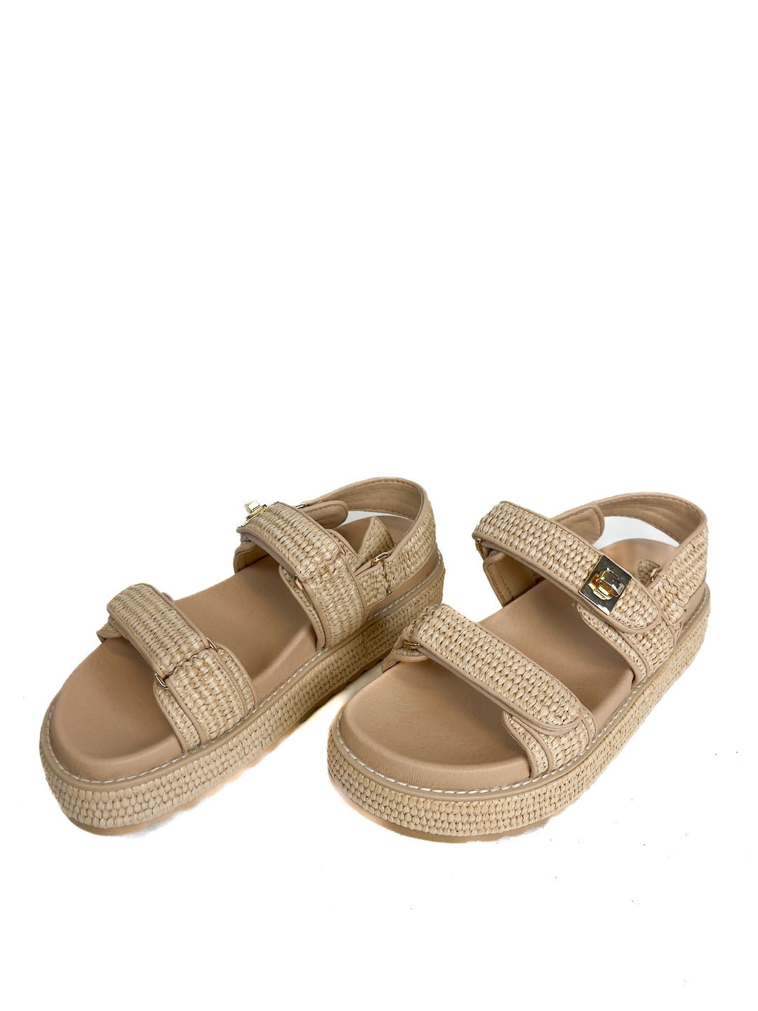 Steve Madden Raffia Sandals NWOT (10)
