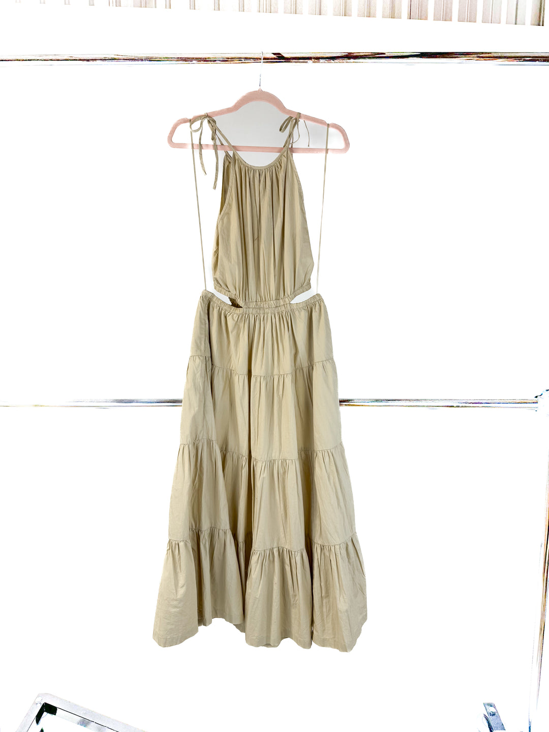 j.crew sage green cut out dress NWT (xs)
