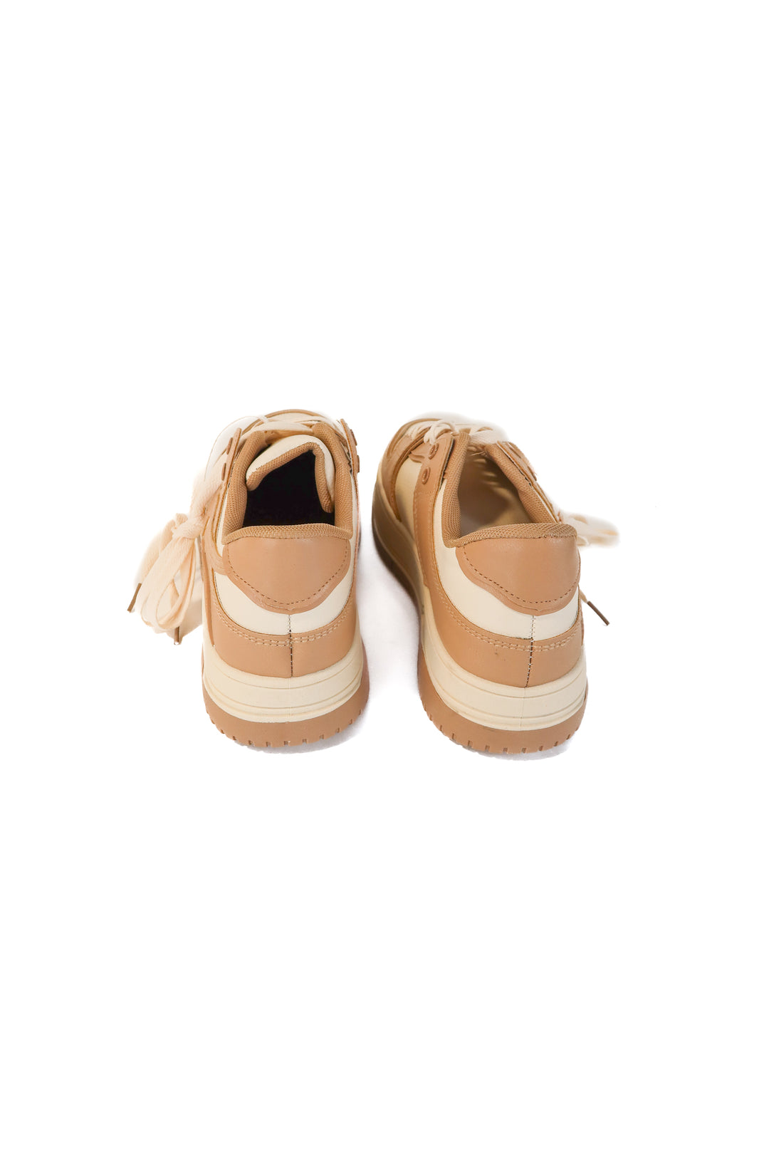 boohoo brown chunky star sneakers NWOT (6)