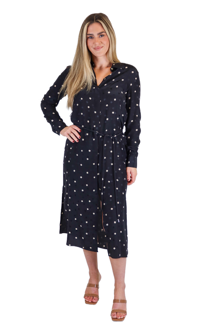 Theory Silk Shirt Dress (S)