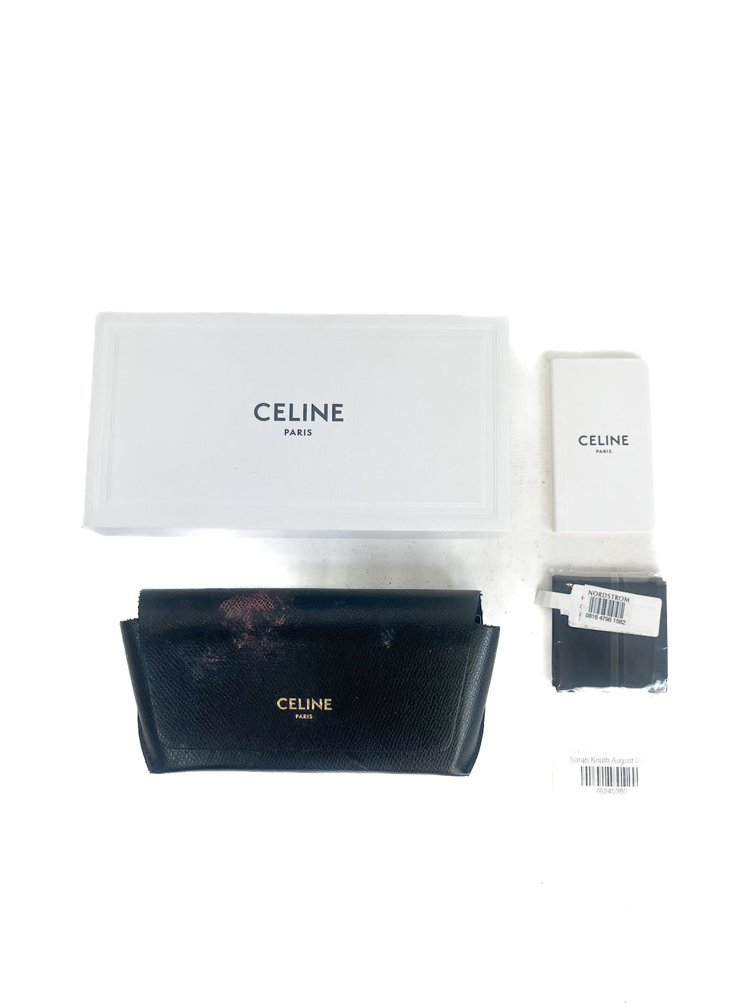 Celine Black Oversized Square Sunglasses