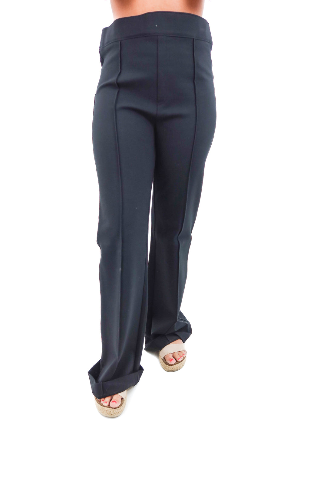 Spanx black trouser pant (L; retail $158)