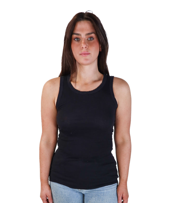 James perse black sleeveless top (1; retail $95)
