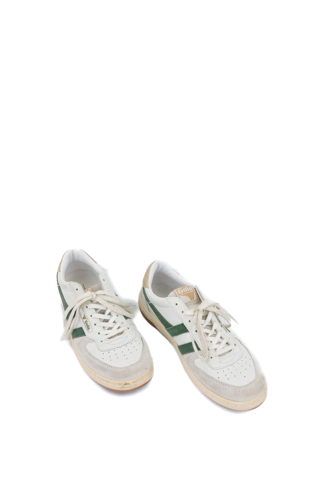 gola white/green hawk sneakers (8; retail $120)