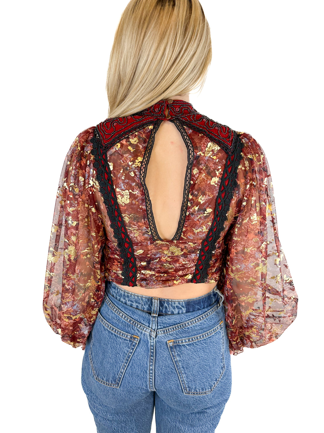 Free People Camille Top NWT (XS); retail $128)