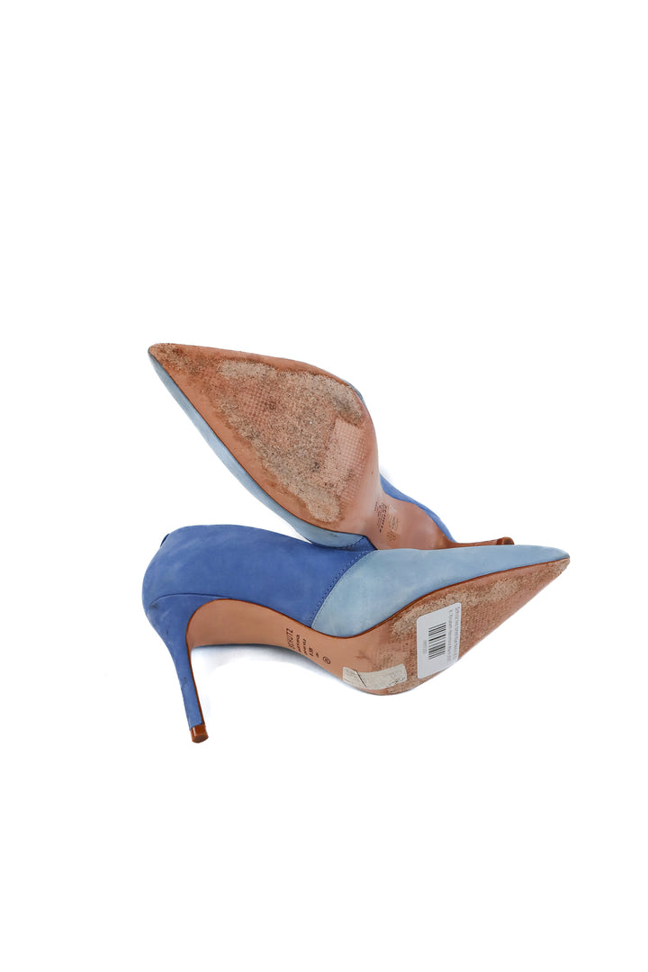 Schutz two toned blue heels (6.5; retails for $138)
