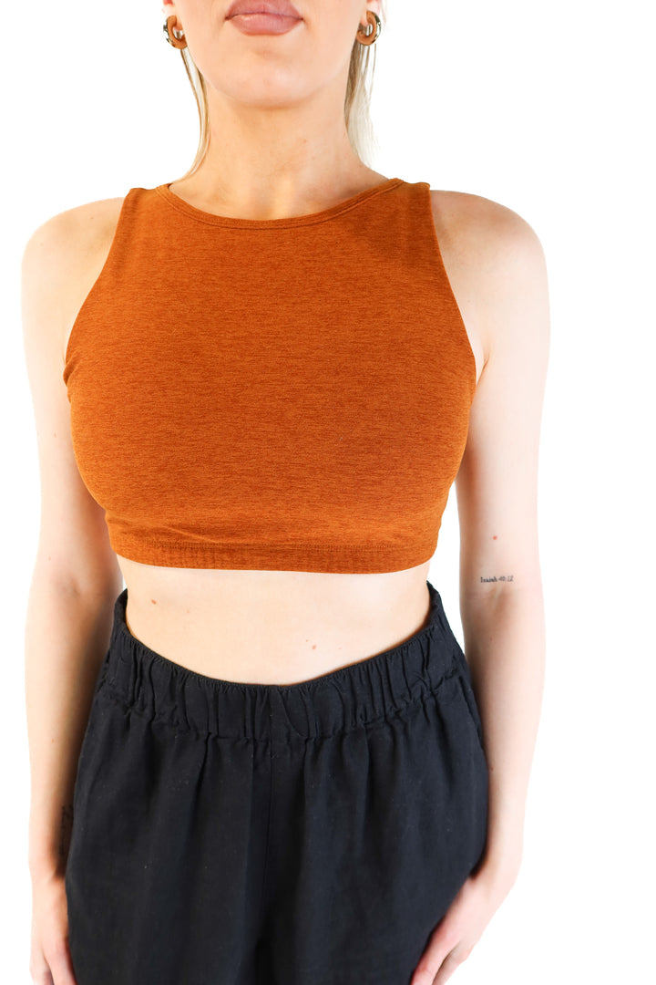 Beyond Yoga Burnt Orange Sports Bra (S)