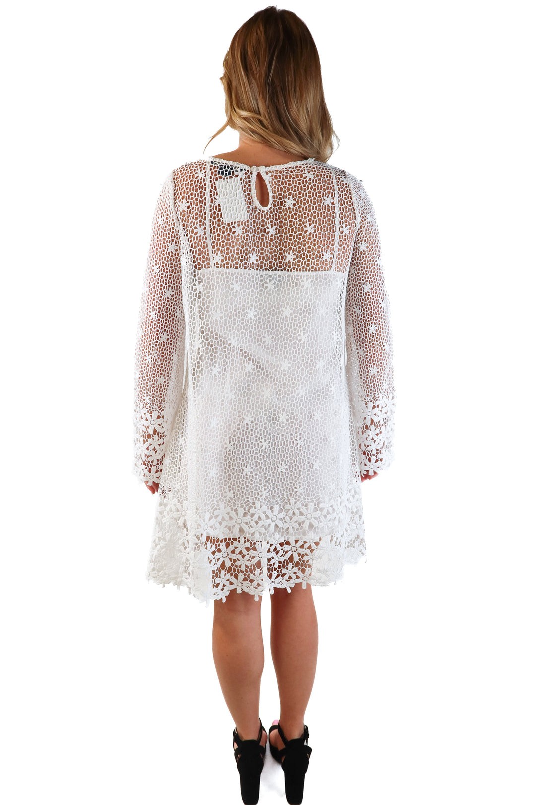 French Connection Floral Crochet Dress (8; retail $218)