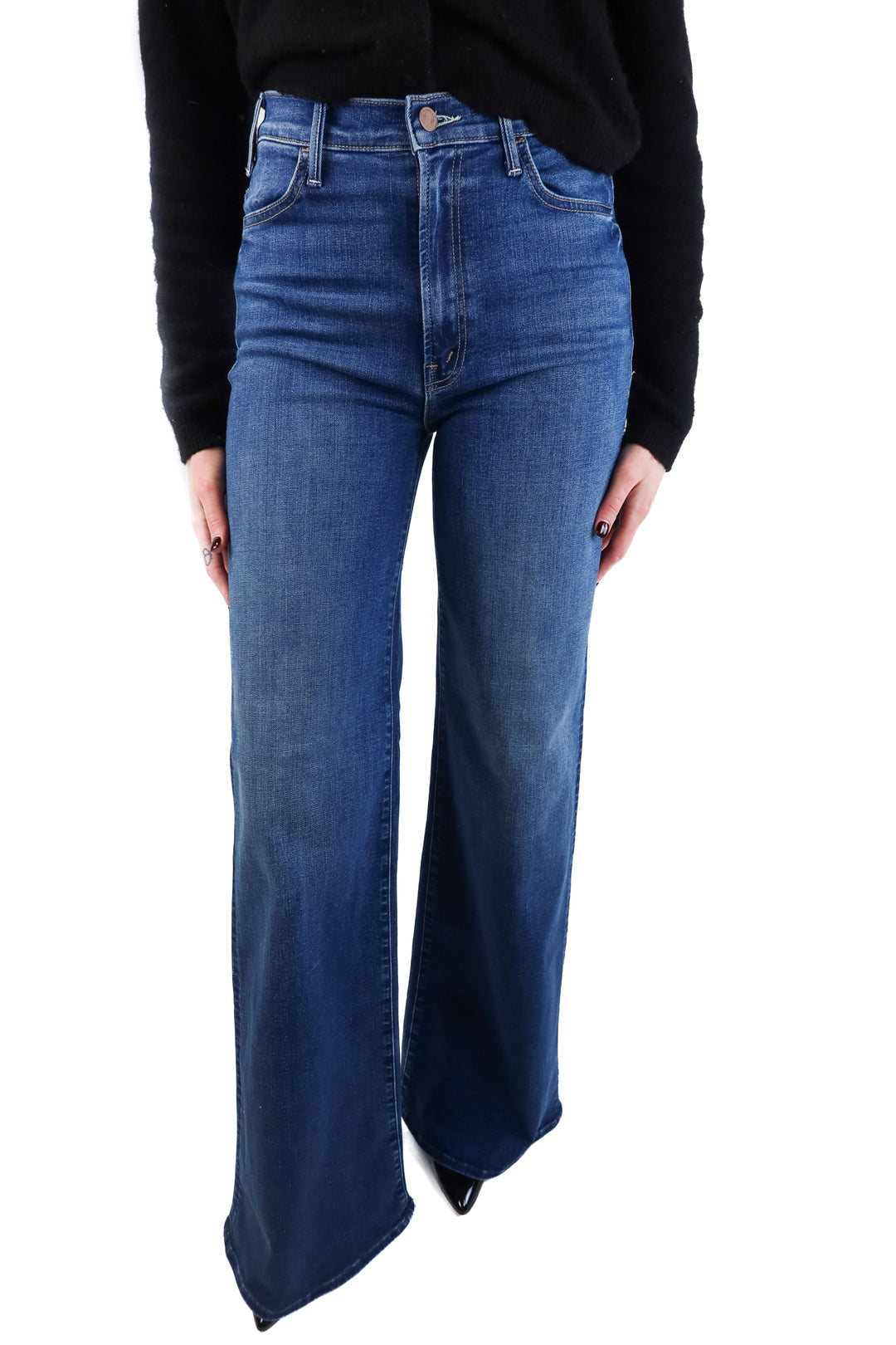 Mother "The Hustler Roller Heel" Jeans (27; retail $258)