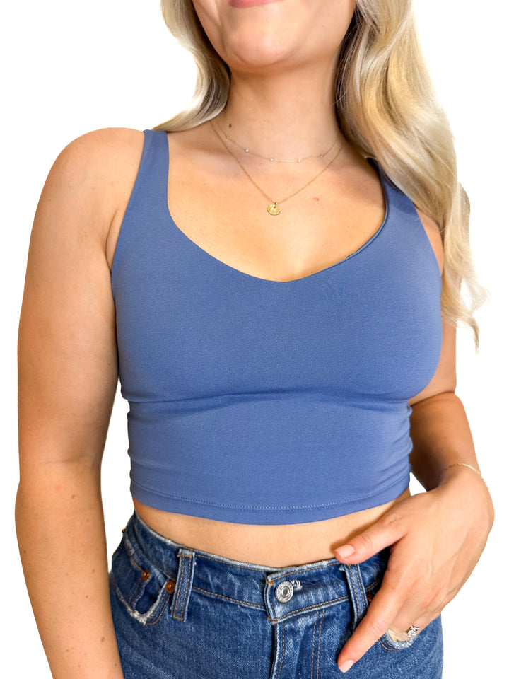 Offline Blue Sports Bra (S)