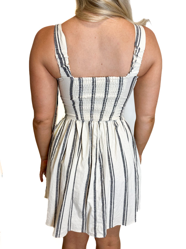 Future Collective Striped Mini Dress NWT (00)