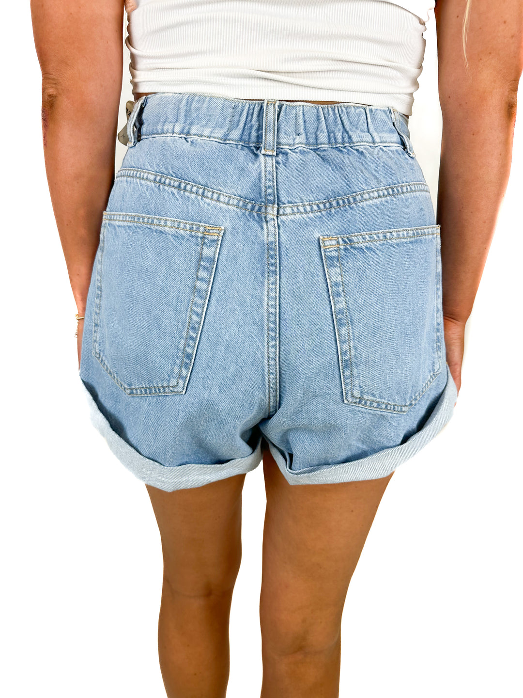 Free People Dani High Rise Denim Shorts NWT (M)