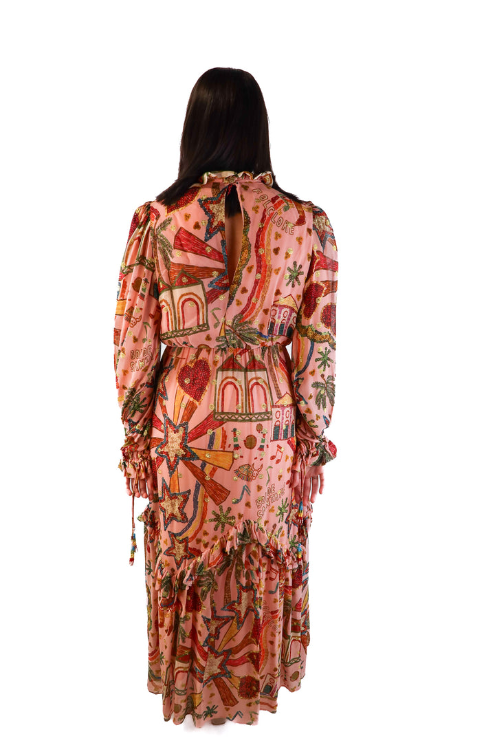 SOLD: Farm Rio Printed Maxi Dress (M; retail $348)