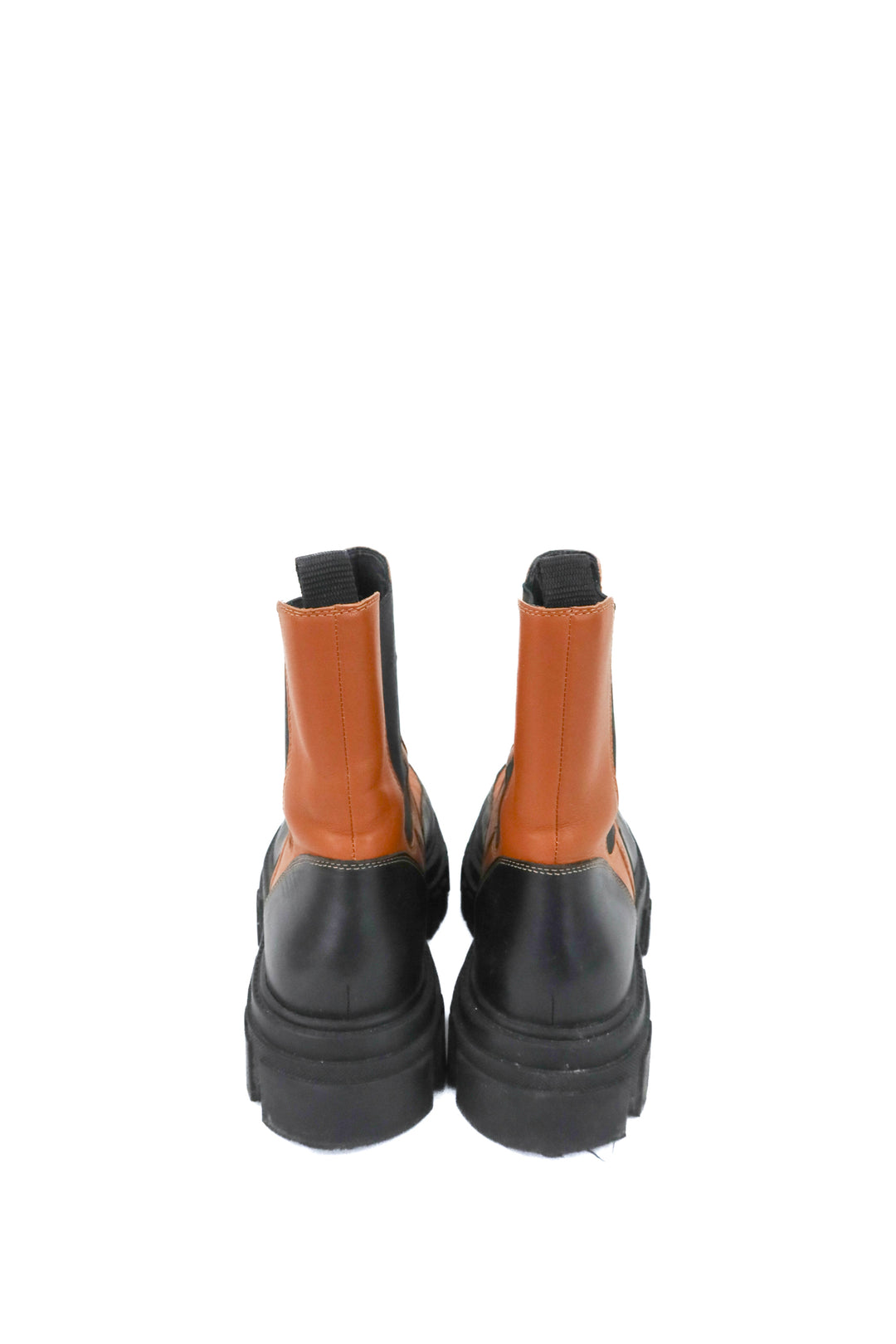 marc fisher brown chunky boot (9; retail $159)