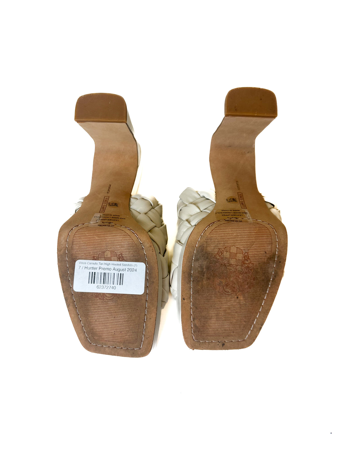 Vince Camuto Tan High Heeled Sandals (7)