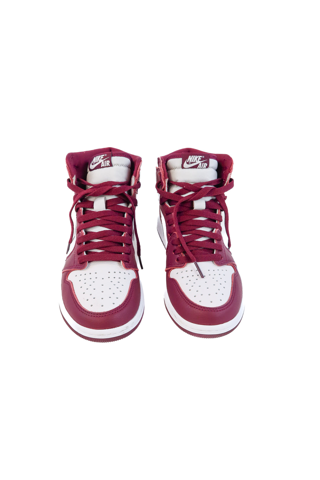 Nike air Jordon maroon/white/silver sneakers NWOT (mens 7; retail $125)