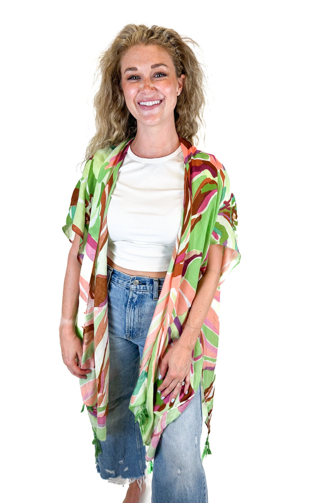 Do Everything In Love Floral Caftan (O/S)