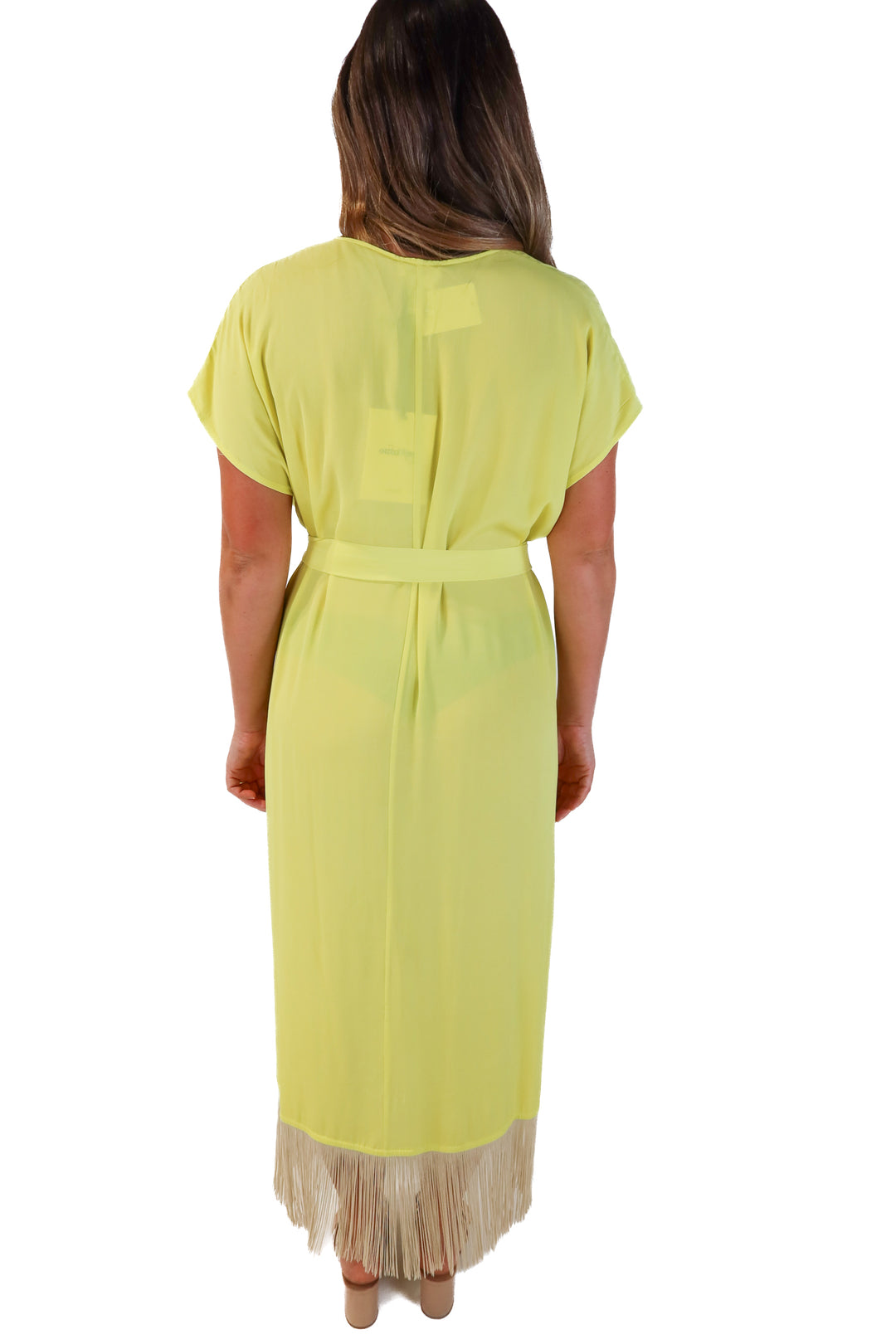 Ottod'Ame Chartreuse Caftan NWT (IT46/ US8; retail $230)