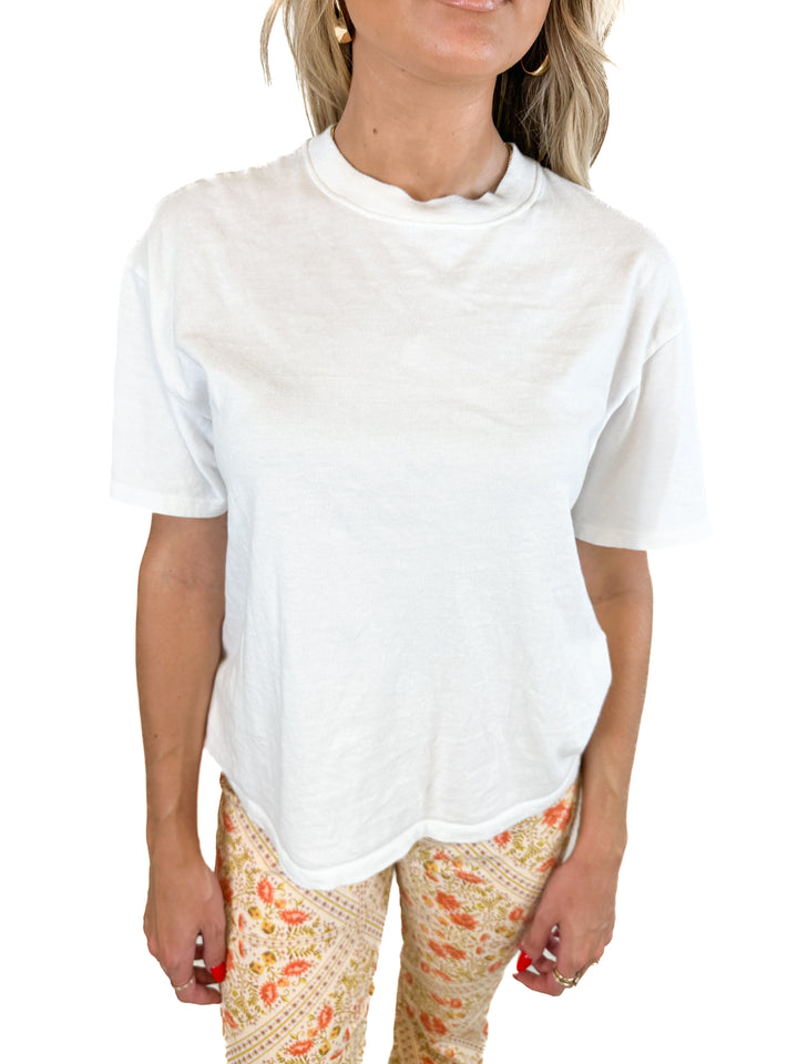 Abercrombie Essential White Easy Tee (XS)