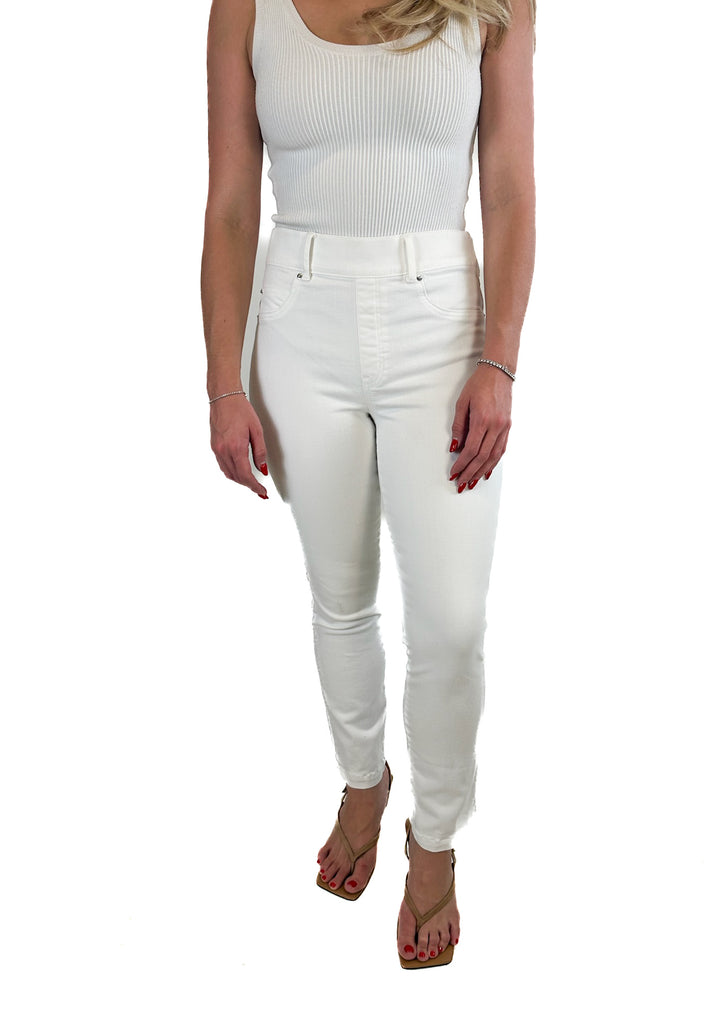 Spanx White Straight Leg Jeans (M)