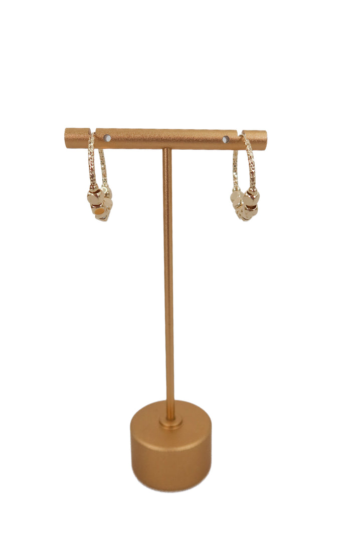 milan chiva gold earring and necklace set (retail $25)
