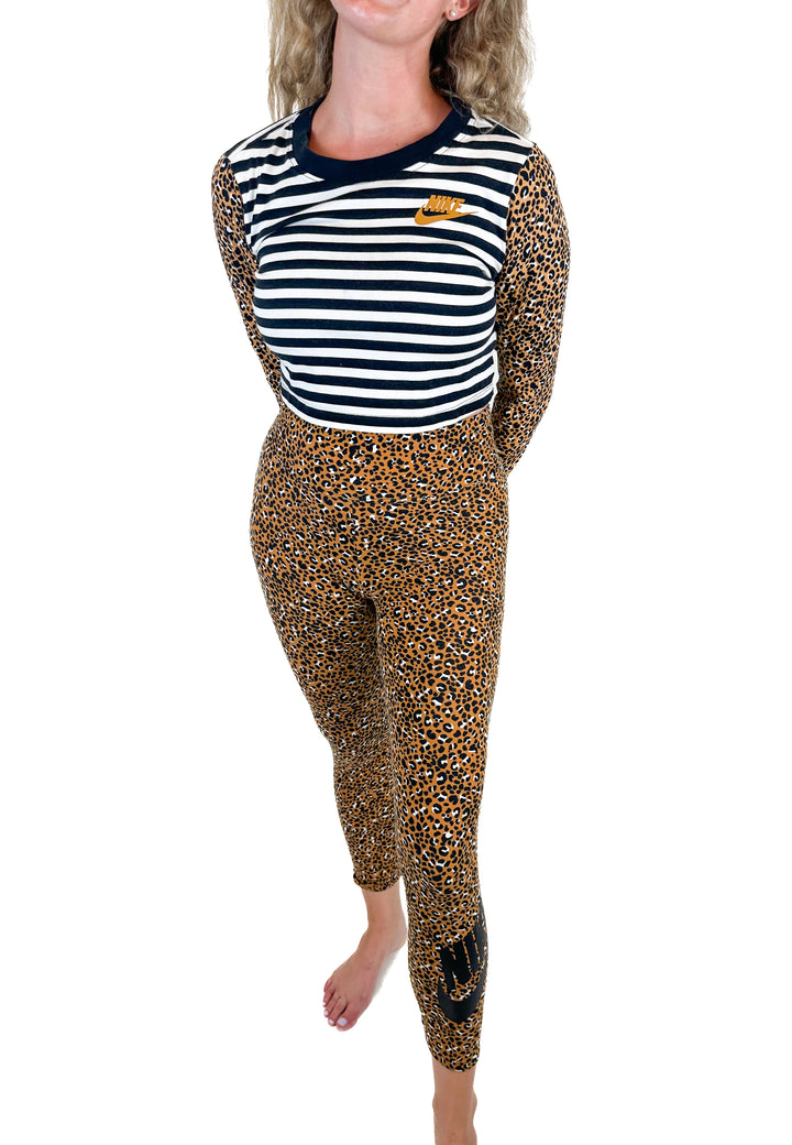 Nike Leopard Print Workout Set (M)