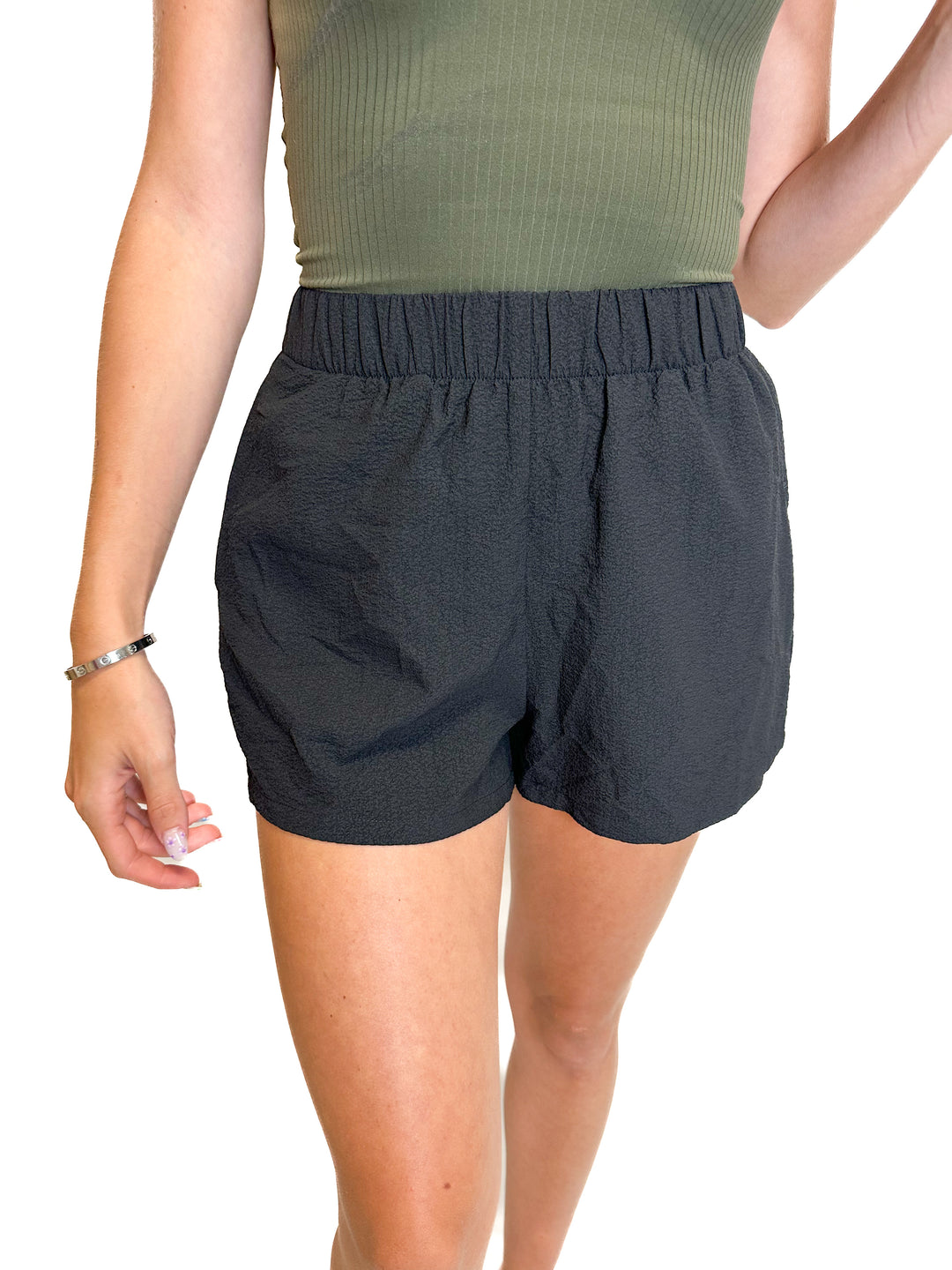 Show Me Your Mumu Black Parachute Shorts NWT (XS)