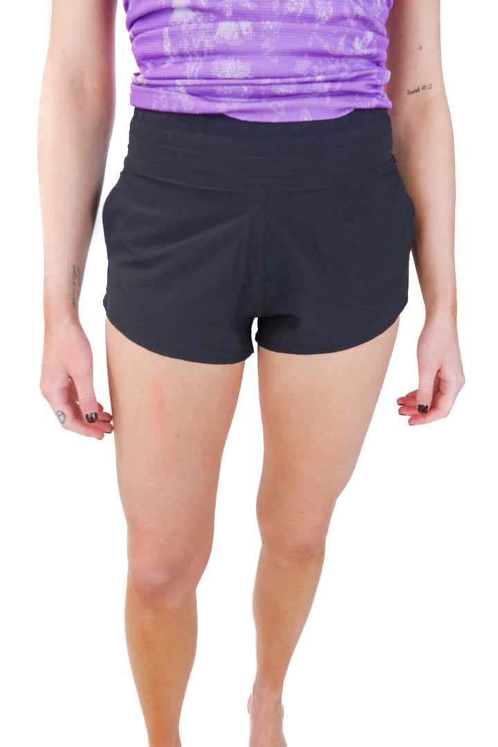 offline by aerie black active shorts (xxs; retail $38.46)