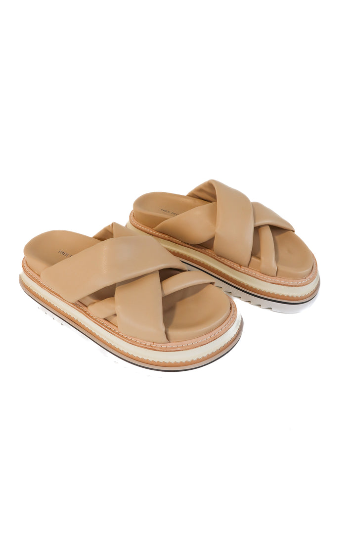 free people platform cloud sandals (8.5; retail $128)