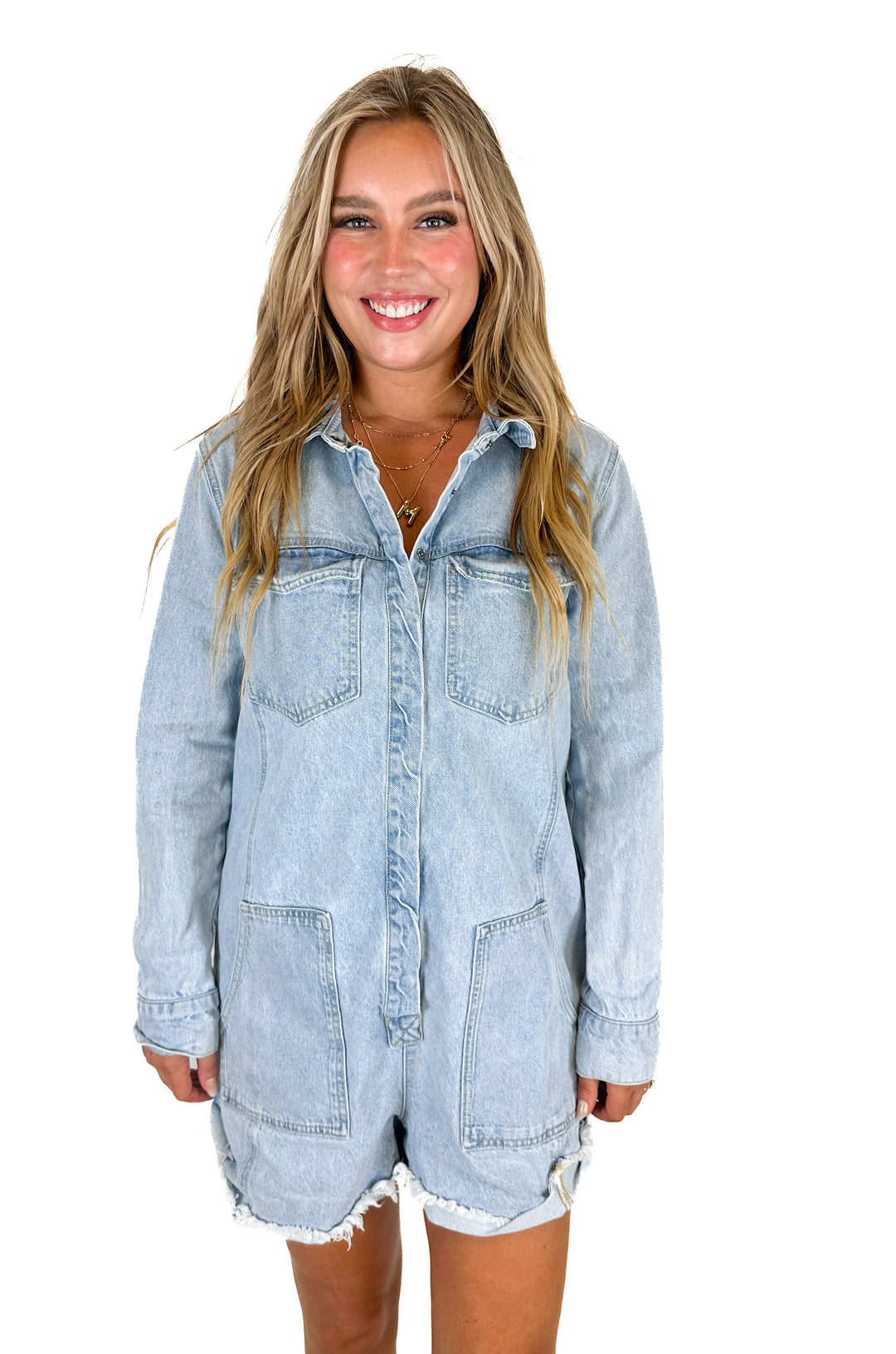 Free People Best Smiley Cargo Shorts Jumpsuit (L)