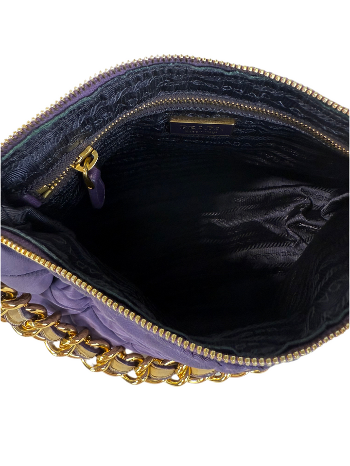 Prada Tessuto Nylon Re-Issue in Deep Purple (est. retail $1,490)